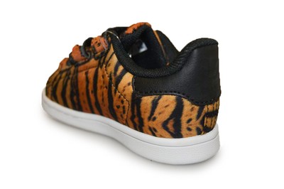 Bambini Adidas Stan Smith Cf I - AQ2974 - Arancione Nero Stampa Tigre Scarpe | eBay